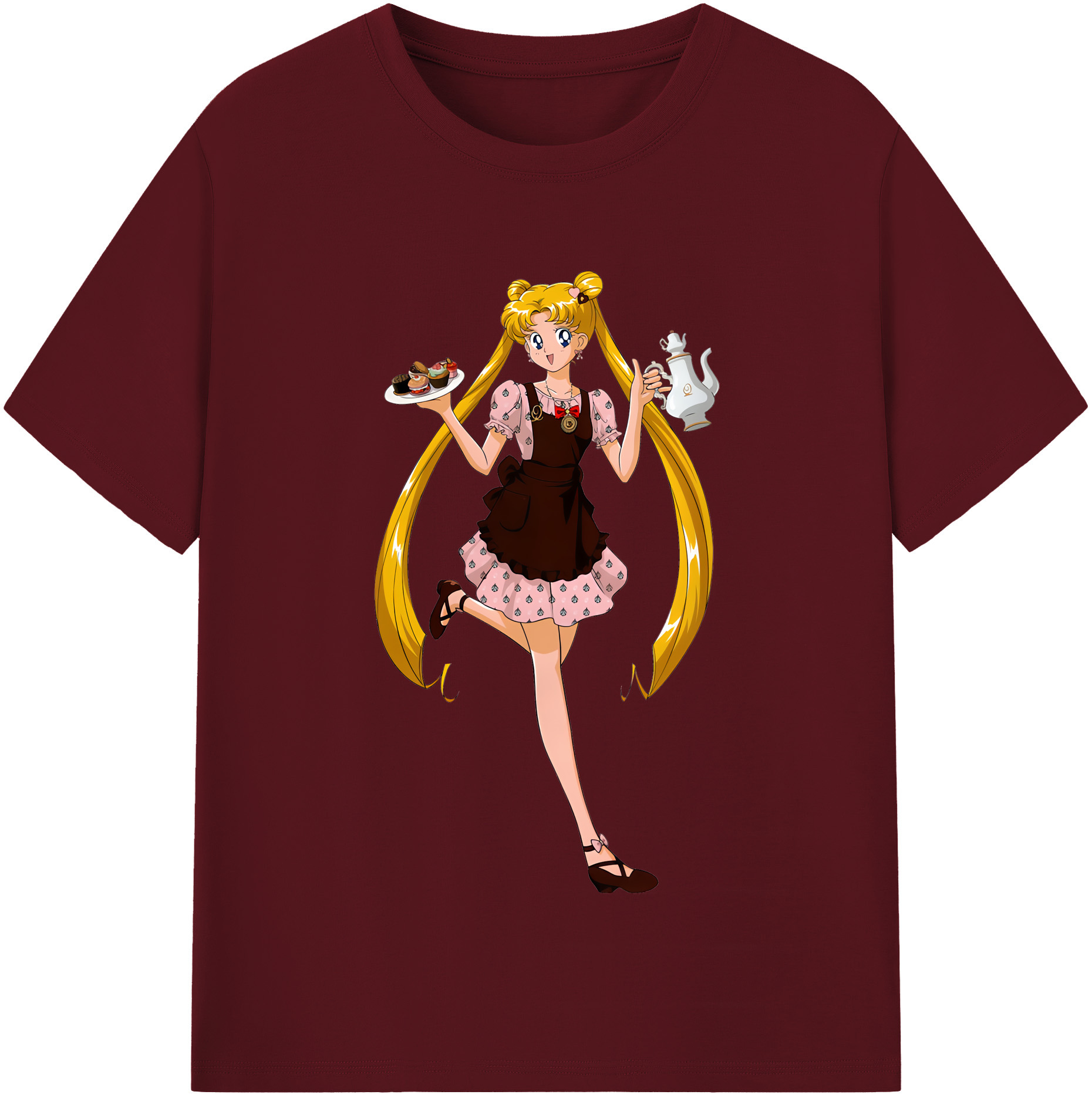 （画像用） 美少女戦士セーラームーン 愛野 美奈子 あいの みなこ Sailor Moon Aino Minako 綿100％半袖Tシャツ（フロントプリント）